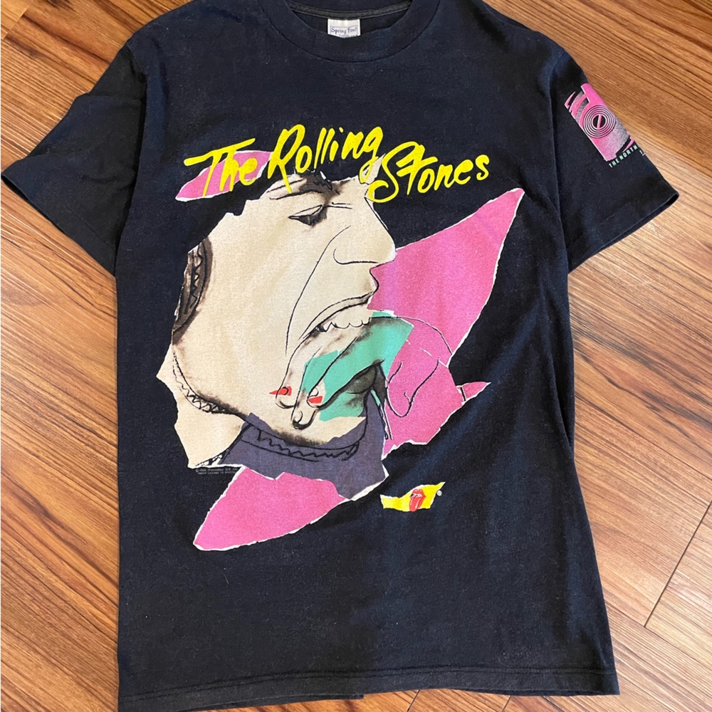 ORIGINAL The Rolling Stones 1989 NA tour Love You vintage tee